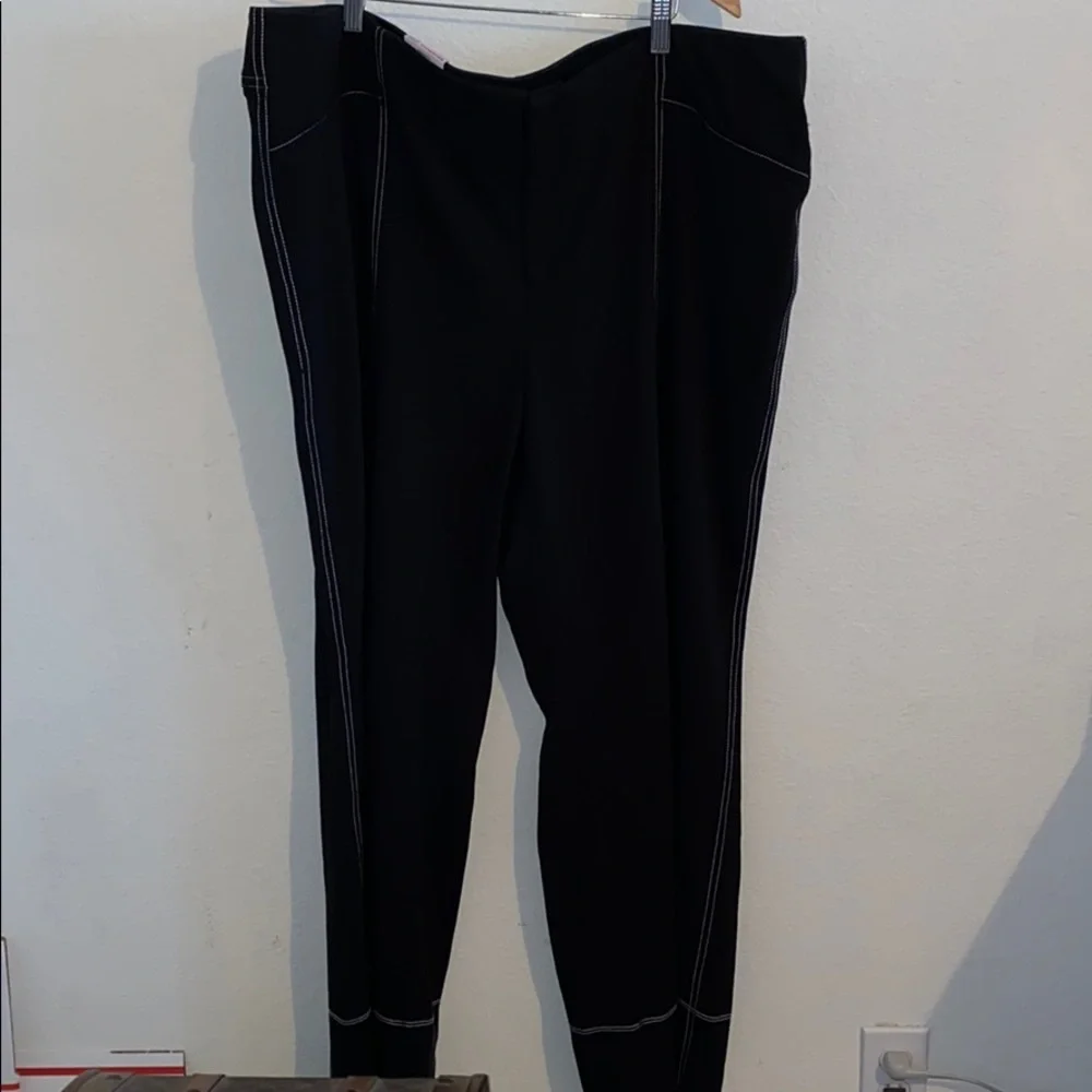 INC Plus Size Slit-Front Pants - Picture 3 of 7